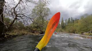 Calapooia River, Oregon, McClun to McKercher at 550 cfs, Nov 2022
