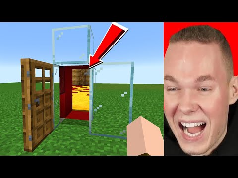 Ich PRANKE HEIMLICH mit FAKE GLAS HAUS im Bau Battle... ?‍?