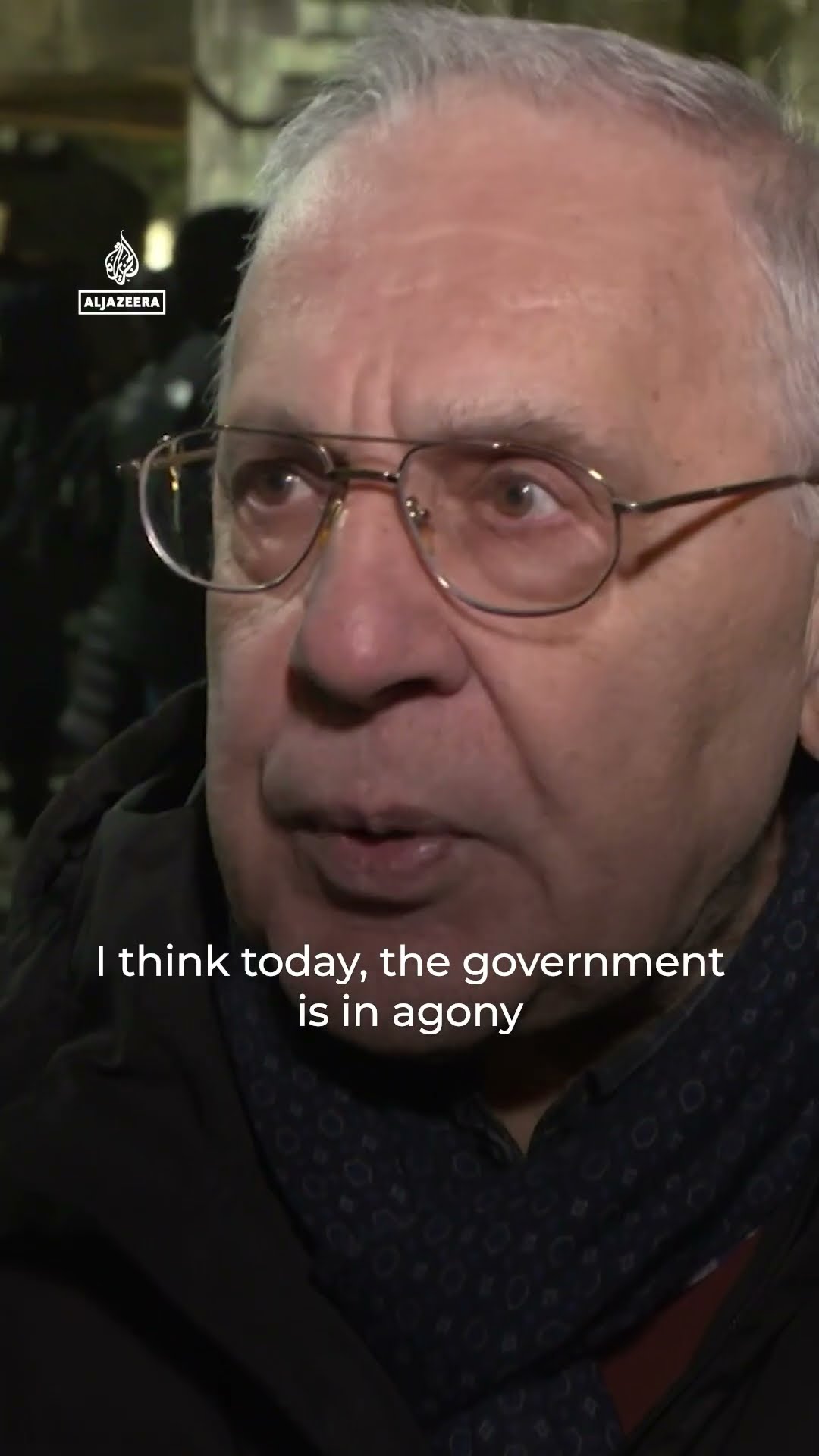 Georgian police drag away opposition leader amid political crisis | AJ #shorts