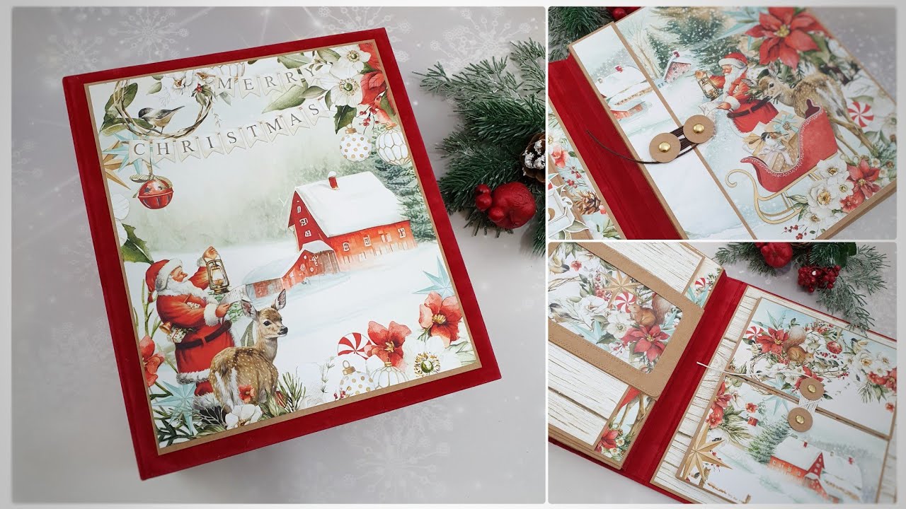 Scrapbooking ❄ album ❄ Mintay - White Christmas ❄ prezentacja...