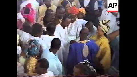 NIGERIA: GENERAL OBASANJO CELEBRATES HIS RELEASE FROM JAIL