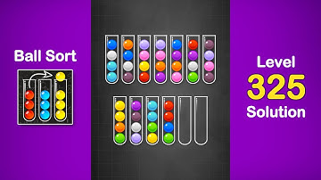 Ball Sort Puzzle Solution Level 325