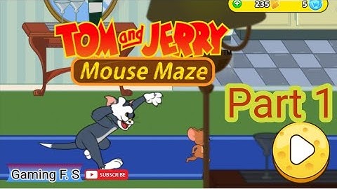 Tom and Jerry Mouse Maze game  part 1 #gaming F. S
