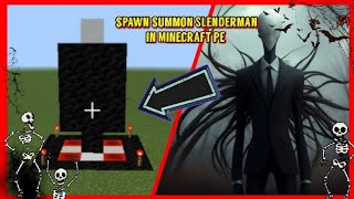 spawn summon Slenderman in Minecraft pe APK en la play store screenshot 4