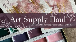 Art Supply Haul: Discovering Unique Japanese Watercolors and Creative Prompts