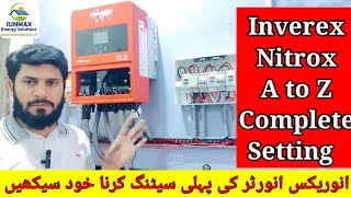 inverex nitrox a to z complete setting and installation guide, 6kw inverex nitrox complete details,