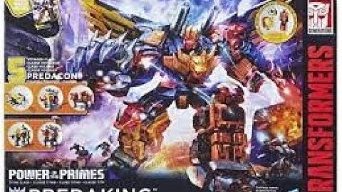 Transformers Power Of The Primes Predaking Unboxing From Big Bad Toy Store.com