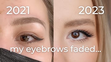 MICROBLADING 2 YEAR UPDATE | fading, regrets, touchups