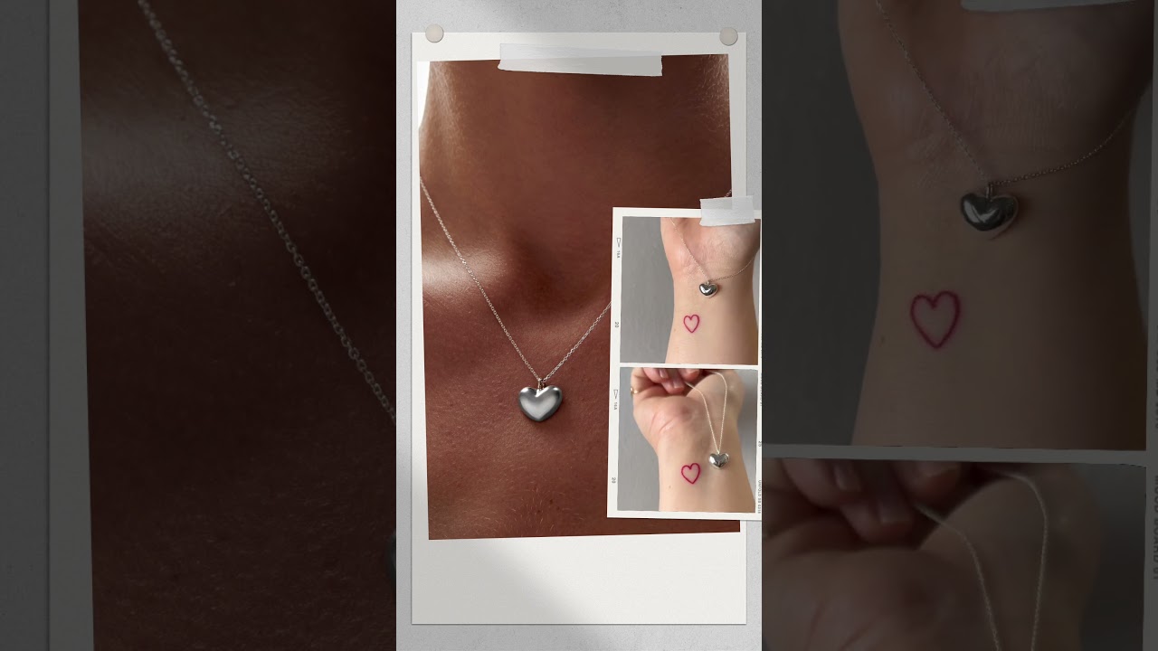 Silver Heart necklace ❣️ 