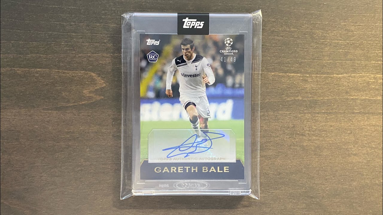 2021 Topps UCL Lost Rookie Gareth Bale Base Autograph /49 Unboxing - MAILDAY