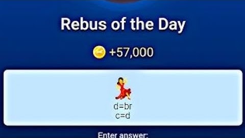 Rebus of the day musk empire 30 & 31 august | x empire rebus of the day code | rebus of the day code