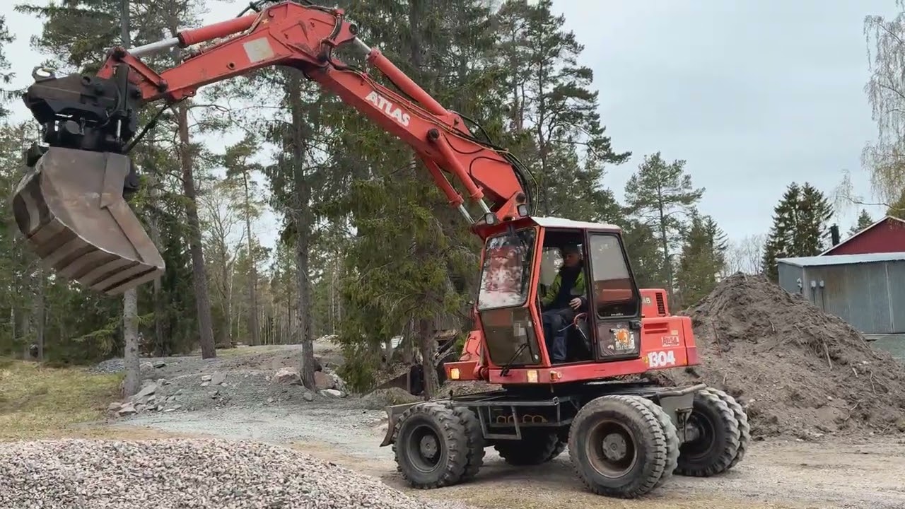 Hjulgrävare  Atlas 1304
