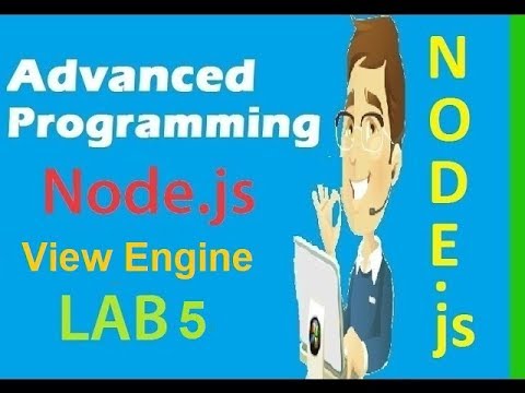 node.js شرح عربي lab5 view engine