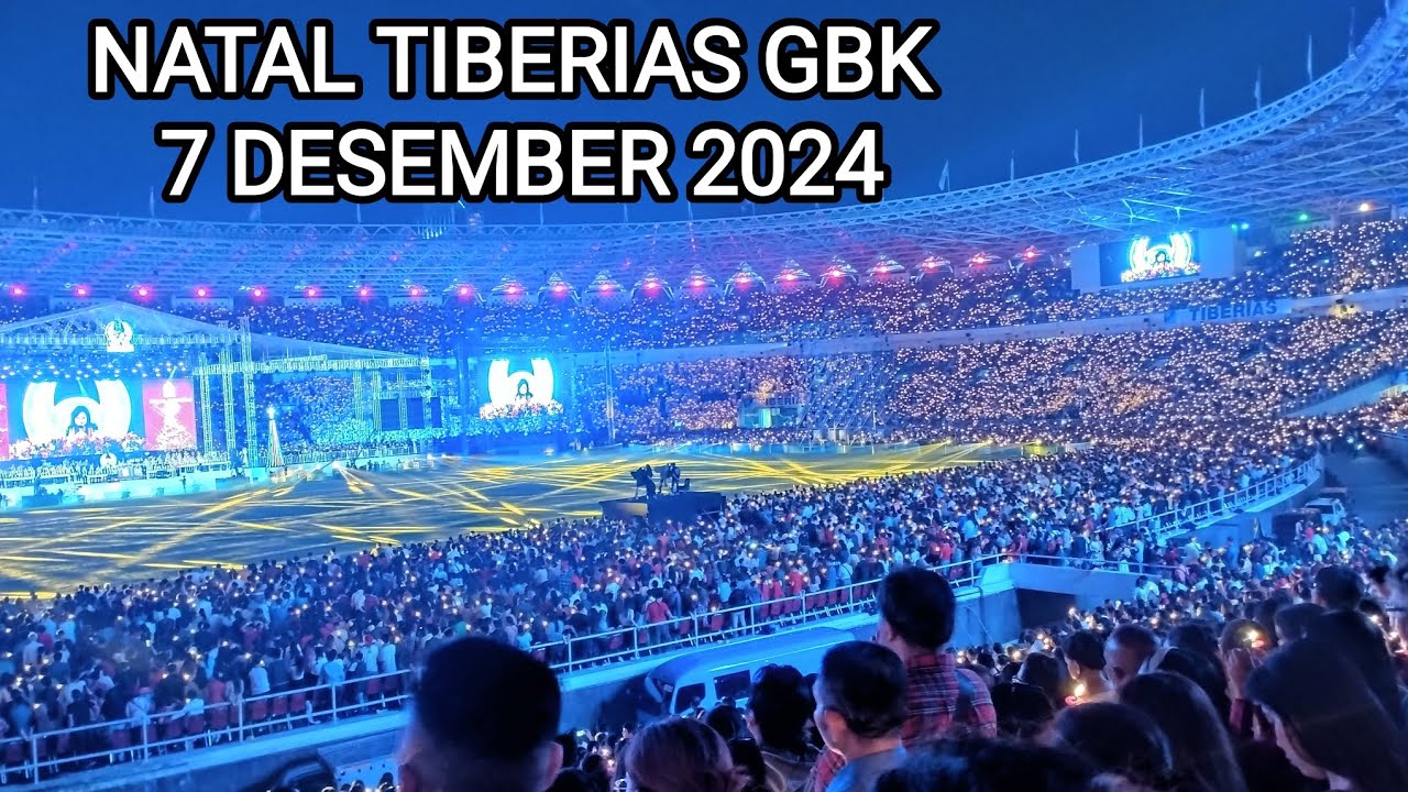 Detik - Detik Pesta Kembang Api Natal Tiberias GBK 2024 #fyp #viralvideo #like #tiberias #indonesia