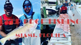 Deep Drop Fishing In South Florida. Limiting Out On Tilefish And Snapper