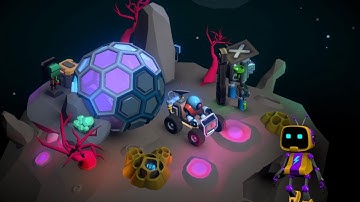 Tiny Robots Portal Escape : Chapter - 1 (Gone Grandpa), Level : Moonlight Robota