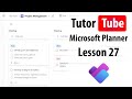 Microsoft Planner - Lesson 27 - Changing Theme, Language and Time Zone