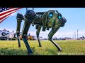 Robot dogs deployed as a guard dog at a us military base
