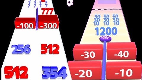 9 Minutes Super Satisfying Math Gameplay - Number Master Vs Number Run Merge