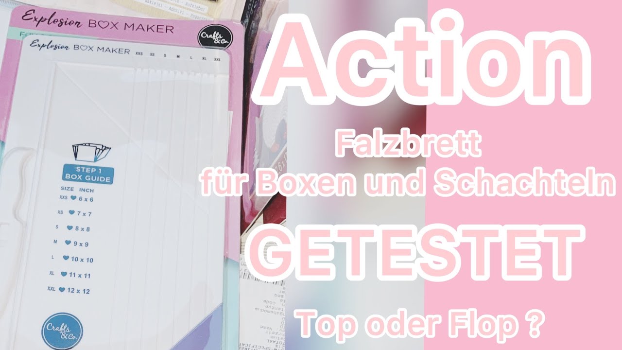 Action Fazbrett / Explosionsbox Maker getestet ! Boxen und Schachteln 😱Mein Fazit : Top oder Flop ?