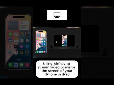 Using AirPlay to stream video or mirror the screen of your iPhone or iPad | Step-by-Step Guide