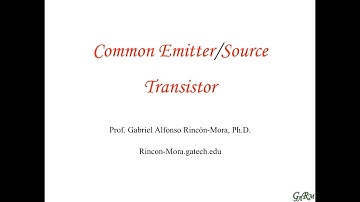 X1. Common-Emitter/Source Transistor