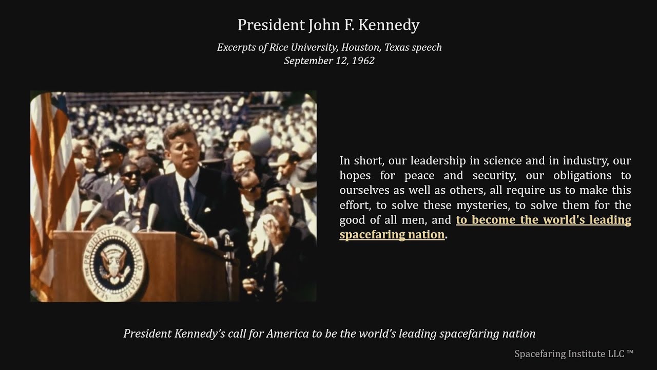 john f kennedy rice university speech rhetorical analysis