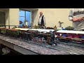 Vintage electric and live steam trains at 4th Bing Players Meeting