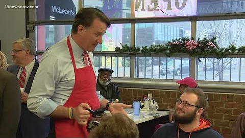 Youngkin announces no taxes on tips budget proposal