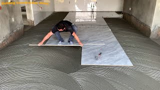 Extremely Effective Skills And Tricks To Build Beautiful Living Room Floors With Ceramic Tiles by Building Construction News 2,342,869 views 3 months ago 18 minutes