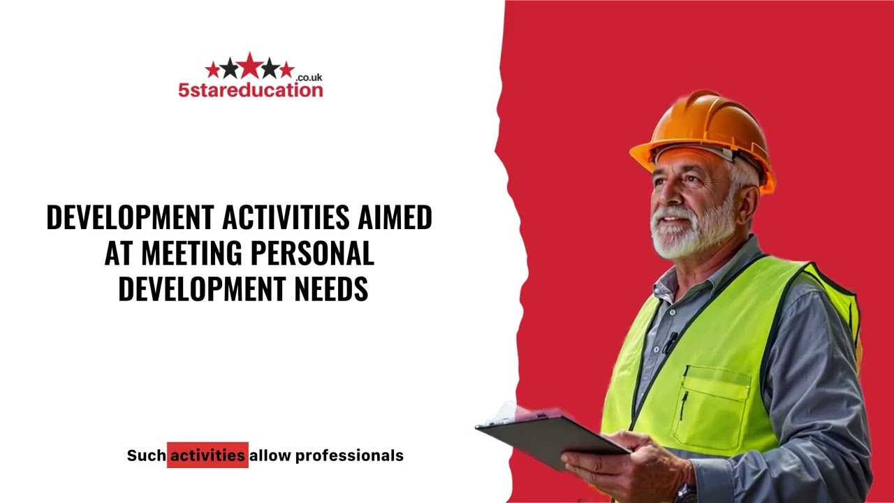 Level 6 NVQ CCOM - DEVELOPMENT ACTIVITIES AIMED AT MEETING PERSONAL DEVELOPMENT NEEDS