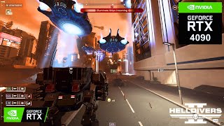 HELLDIVERS 2: DEFEND MEGA CITIES on RTX 4090 24GB (4K Maximum Graphics)