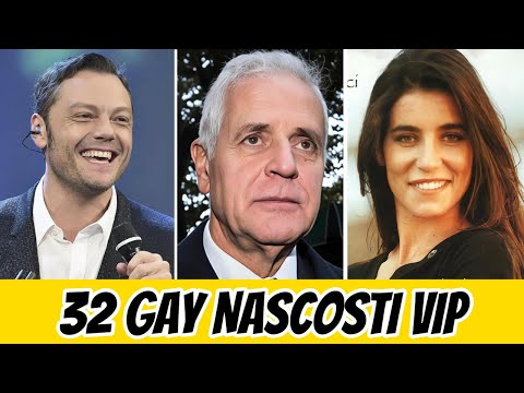 Video 32 CELEBRITÀ ITALIANE CHE PER ANNI HANNO NASCOSTO DI ESSERE GAY