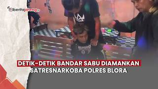 Detik Detik Bandar Sabu Diamankan Satresnarkoba Polres Blora