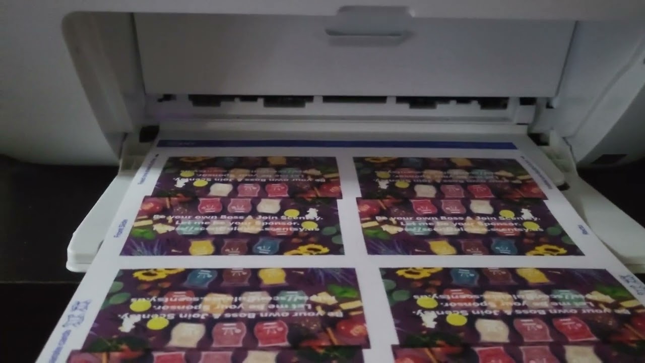 Using Avery tent cards as business cards. 