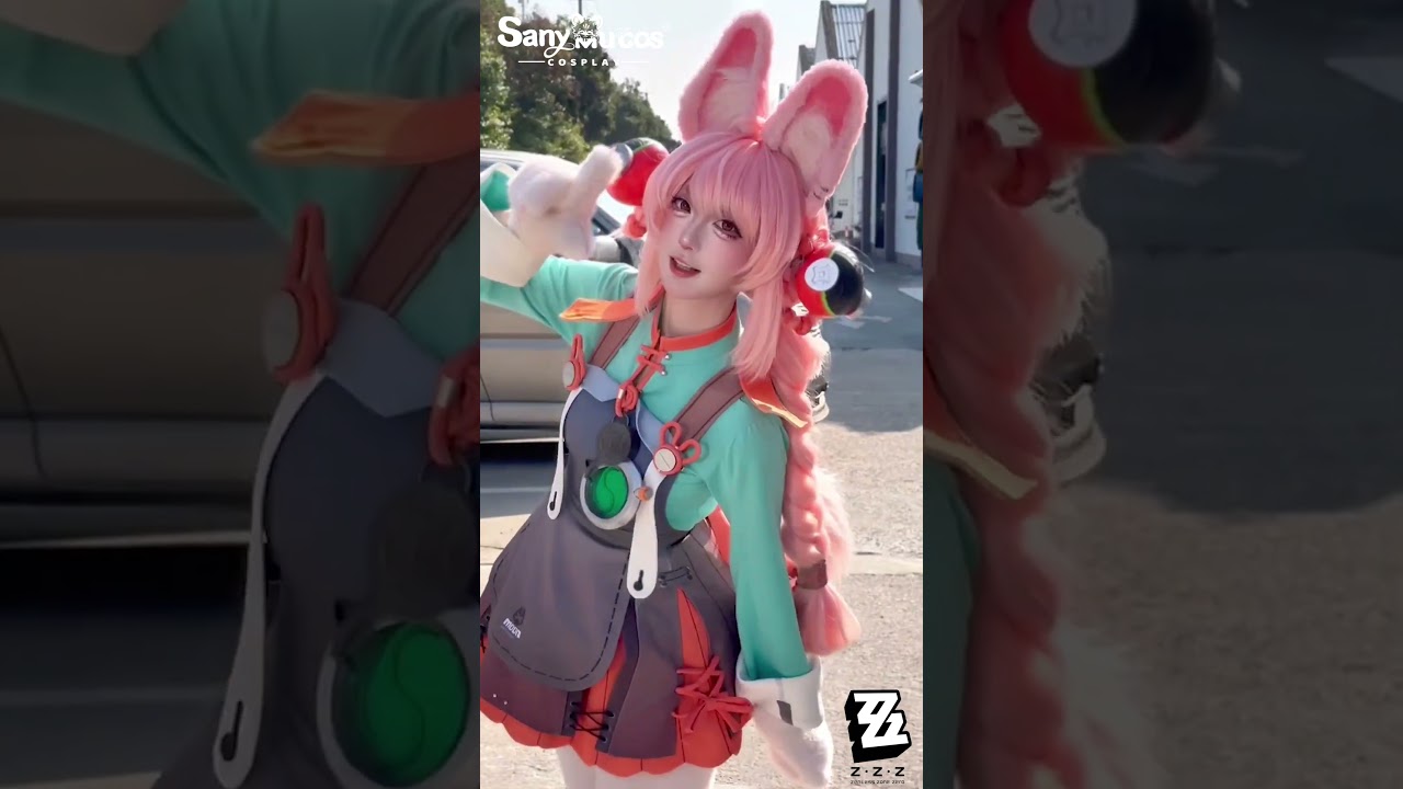 🐰🤍Zenless Zone Zero Cosplay Zhao Cosplay Costume Premium Edition Showcase🤍🐰🐰 #sanymucos