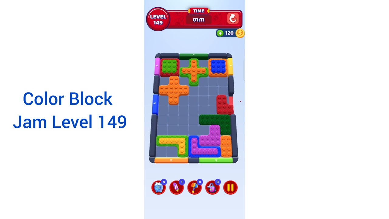 Color Block Jam Level 149 Walkthrough - YouTube