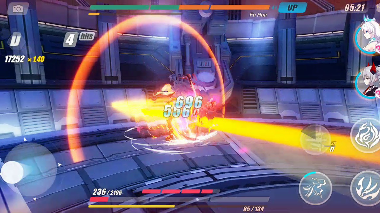 Honkai Impact 3 - Phoenix Vs Hard Shadow Knight Boss