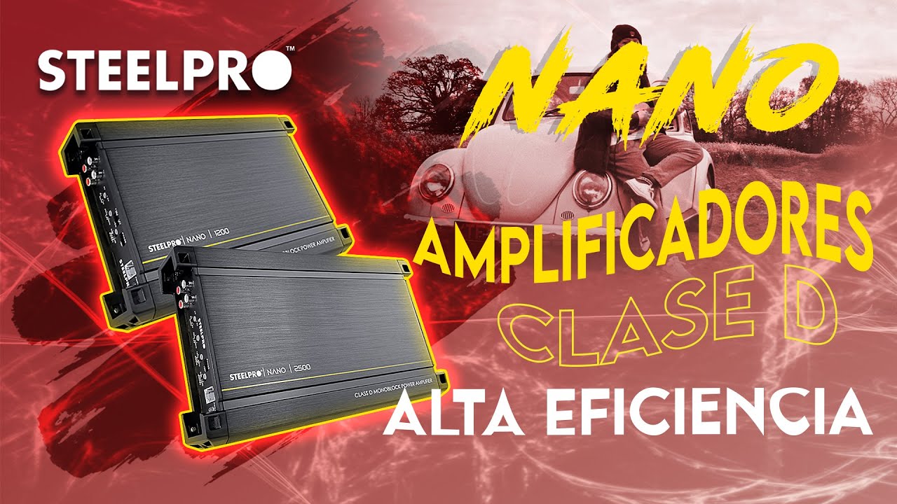 Amplificador Auto Clase D 3000w Max Mono Mini Axel Steelpro