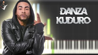 Don Omar - Danza Kuduro | Instrumental Piano Tutorial / Partitura / Karaoke / MIDI