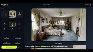 AI Interior Design: Scandinavian Bedroom Redesign with vividoo App Demo screenshot 3