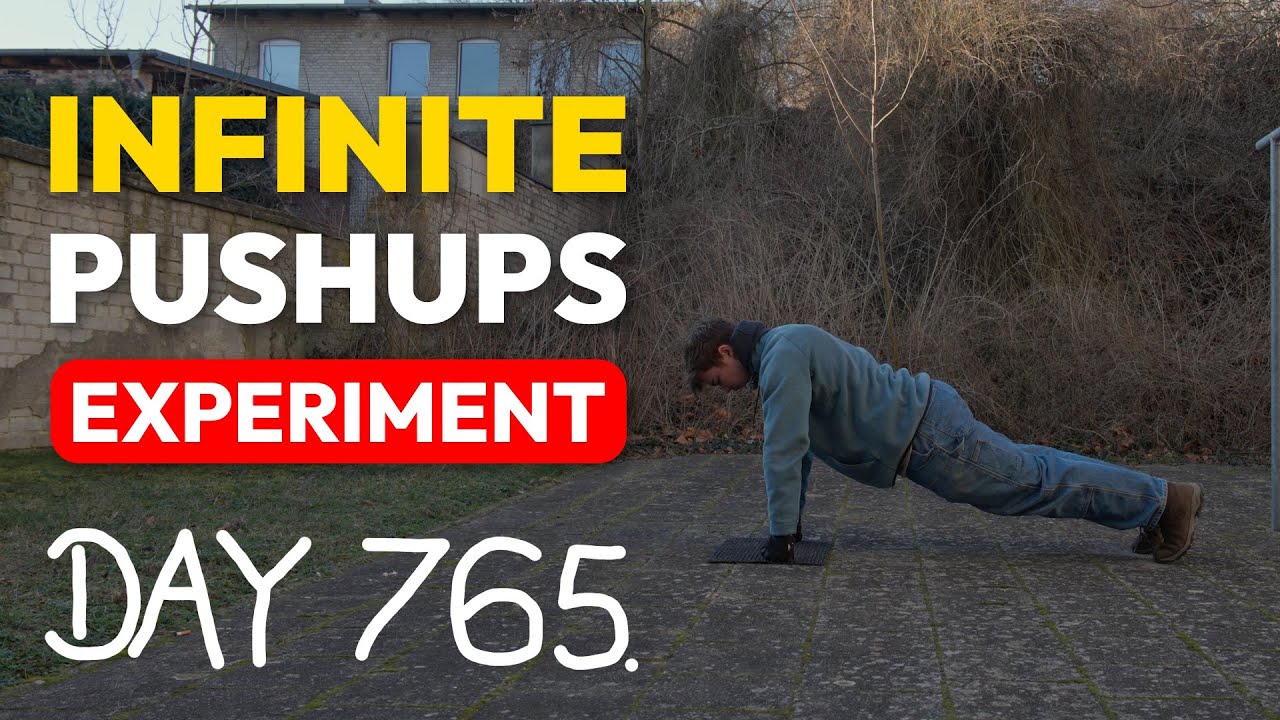 Infinite Pushups Experiment - Day 765 (20.01.2026)