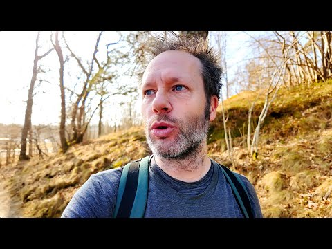Hiking 20 kilometer outside of Stockholm Swedish with subtitles