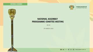 National Assembly Programme Committee Meeting, 19 March 2026