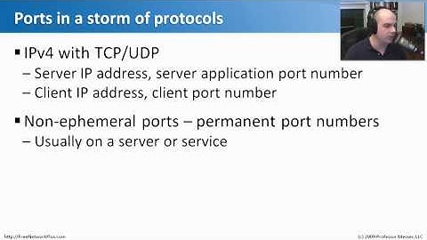 Commonly Used TCP and UDP Ports - CompTIA Network+ N10-004: 1.2
