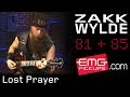 Zakk wylde plays lost prayer on emgtv