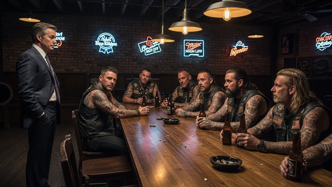 A Billionaire Walked Into the Biker Club — The Guys Took One Look and…