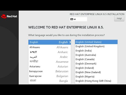 Red Hat Enterprise Linux 8 - Installation - YouTube