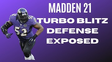 New Manual Turbo Blitz Defense Exposed  Madden 21 defense tips