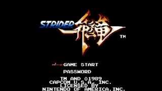 Title Theme from Strider (NES: Capcom, 1989)